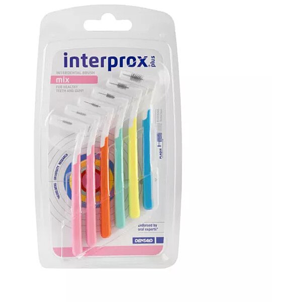 Міжзубні щітки Interprox Plus 2G Mix, 6 шт. Dentaid (Іспанія)