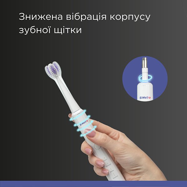 Електрична звукова зубна щітка B.Well MED-870 (Швейцарія)