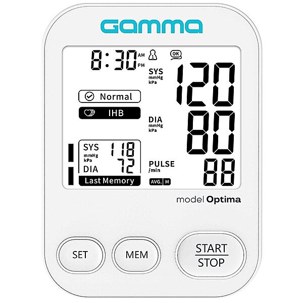 Фото Тонометр автоматичний Gamma Optima (Англія)