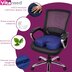 Ортопедична подушка для сидіння з ефектом пам'яті Vitamed Visco BA 619 (Україна)