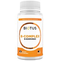 B-комплекс, B-complex, Biotus, 100 капсул (Україна)