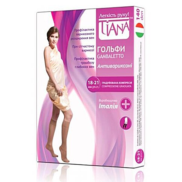 Купити Гольфи антиварикозні профілактичні Tiana 851/852, клас 1-й ( Італія )
