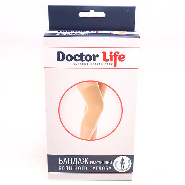 Характеристики Бандаж на коліно еластичний Doctor Life  KS-10 (Україна)