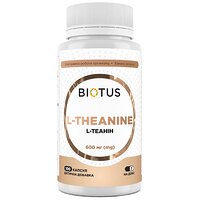 L-теанин, L-Theanine, Biotus, 600 мг, 100 капсул (Украина)