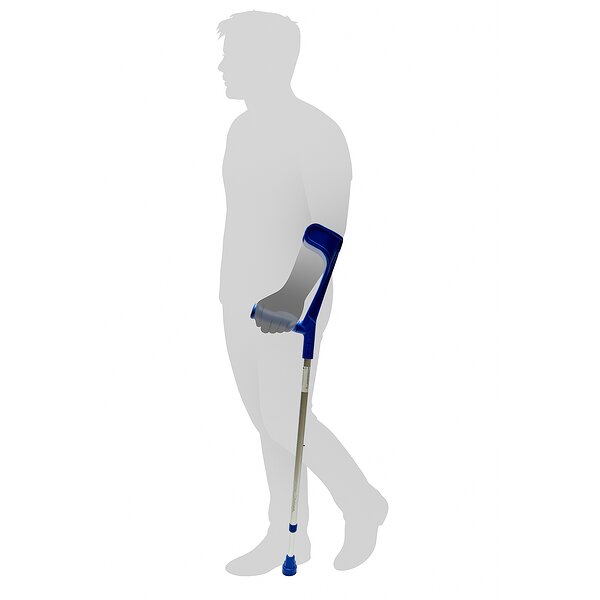Милиця підлокітна &laquo;Klassiker Soft Anatomic&raquo; 220 DASK Ossenberg, синя (Німеччина)