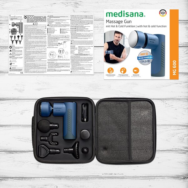 Масажер перкусійний ручний Medisana MG 600 з функцією Hot & Cold (Німеччина)