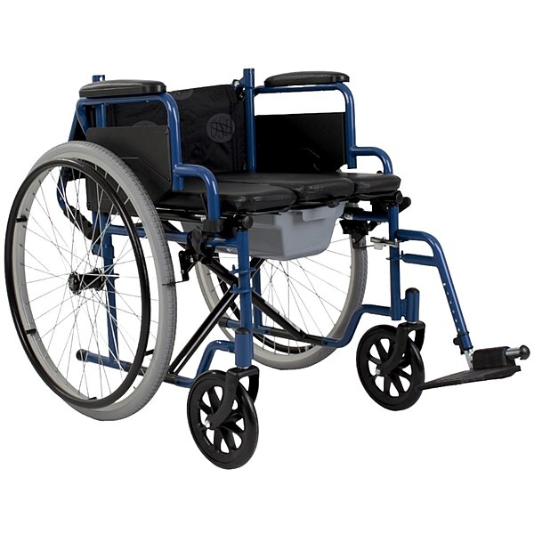 Складная инвалидная коляска с санитарным оснащением OSD-MOD-BST-45 S27-2826