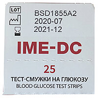 Диагностические тест-полоски IME-DC, 25 шт. №2
