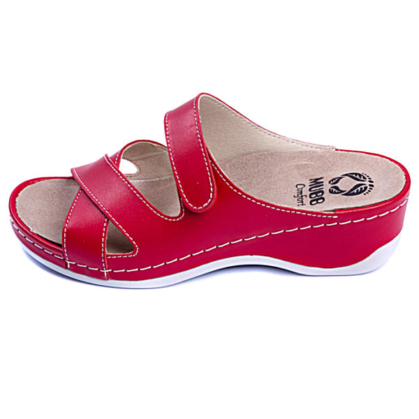 Фото Шльопанці анатомічні жіночі Mubb Nappa Red 782 (Сербія)