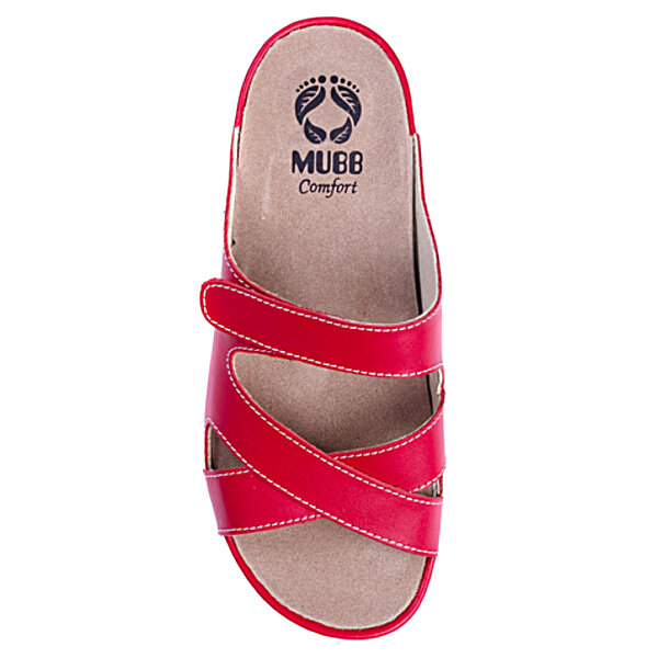 Шльопанці анатомічні жіночі Mubb Nappa Red 782 (Сербія)