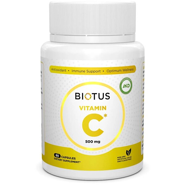 Вітамін С Biotus Vitamin C капсули по 500 мг, 60 шт.