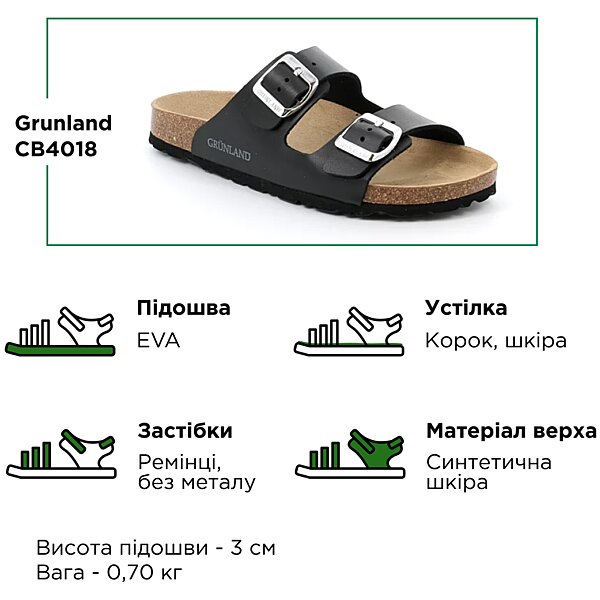 Шльопанці анатомічні жіночі Grunland Sara CB4018 (Італія)