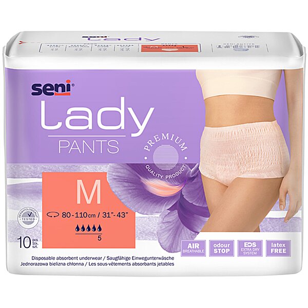 Трусы поглотительные Seni для взрослых Lady Pants Medium (10 шт.)