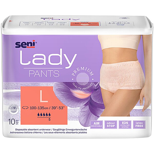 Трусы поглотительные Seni для взрослых Lady Pants Large 10 шт (Польша)