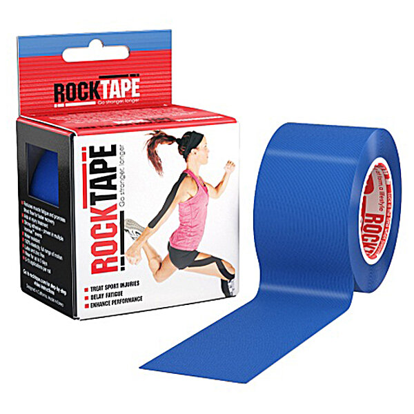 Кінезіо тейп Classic Blue (5 см x 5м) RockTape
