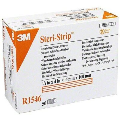 Пластырный кожный шов 3М Стери-Стрип (Steri - Strip) 6 x 100 мм, арт ...