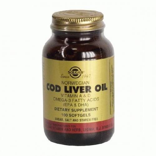 Жир из печени трески (Cod Liver Oil) Солгар №100 - купить в Киеве и ...