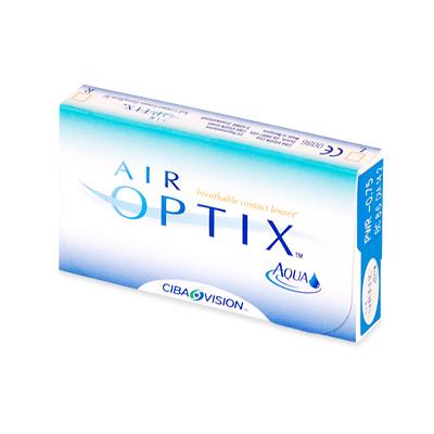 Месячные силикон-гидрогелевые контактные линзы Air Optix Aqua, упаковка ...